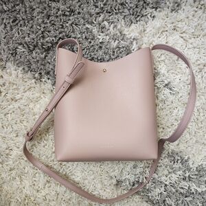 Samara Vegan Crossbody Bag in Peony Pink
